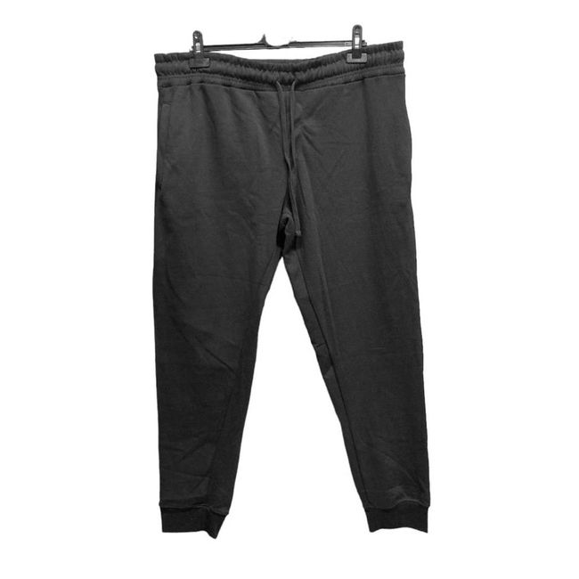 Męskie spodnie dresowe - czarne, rozmiary XS - XXL: ZO_210437-L 1