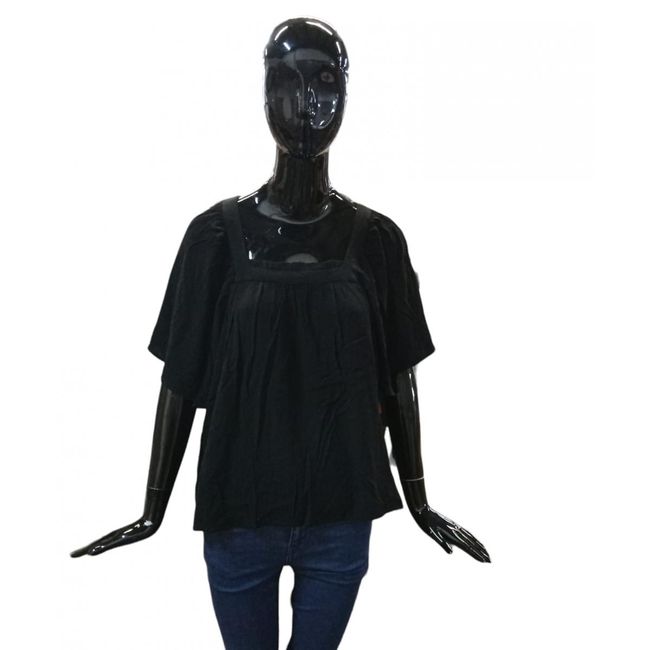 Дамска риза трико - черна Camaieu, размери XS - XXL: ZO_5c7ea7de-f892-11ee-ab48-bae1d2f5e4d4 1