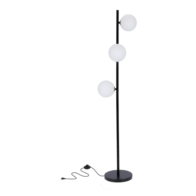 Černá stojací lampa (výška 150 cm) Kama – ZO_242965 1