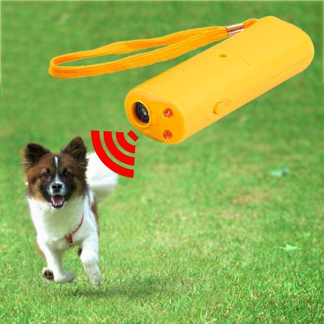 Gwizdek ultradźwiękowy dla psów z diodą LED 1