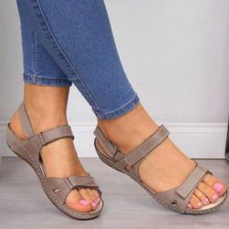 Ženski sandali Lilla - sivi, SHOE Velikosti: ZO_227490-35