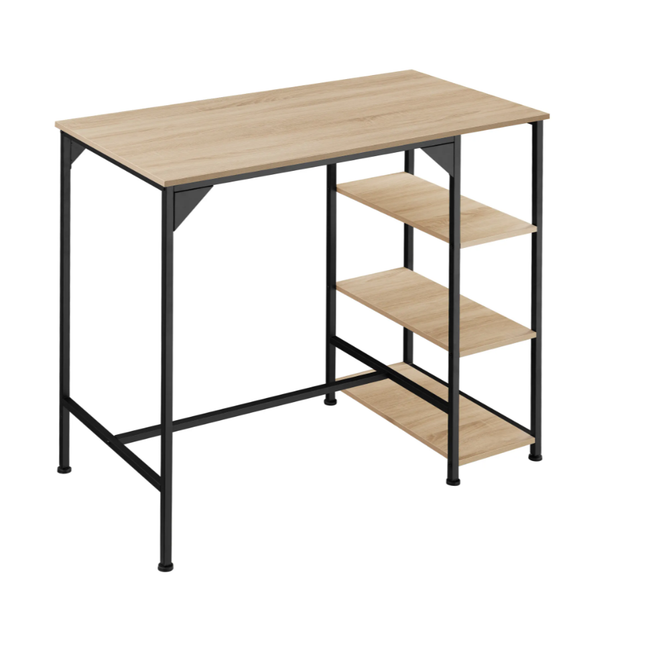 Barski stol Cannock 109x60x100cm Industrijsko svijetlo drvo, sonoma hrast ZO_404355 1
