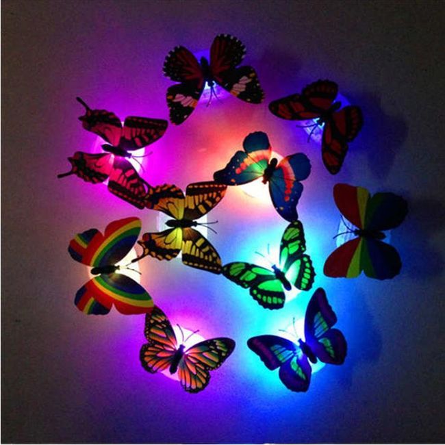 LED lampička s motýlem  1