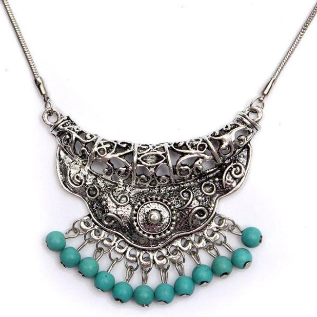 Vintage náhrdelník v tibetské stylu 1