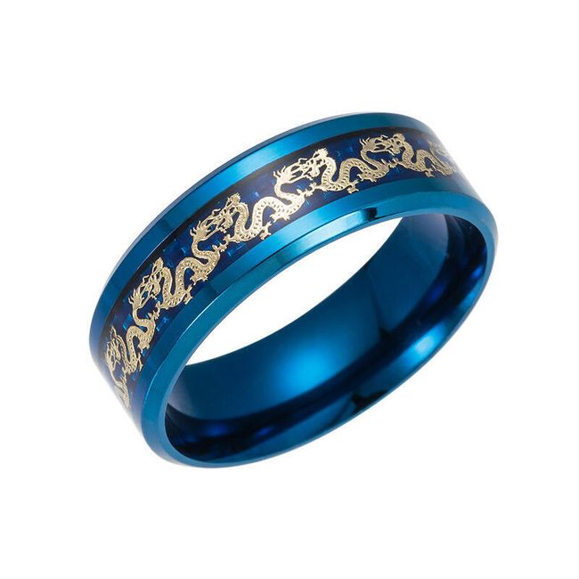 Prsten s čínským drakem - 2 barvy 1