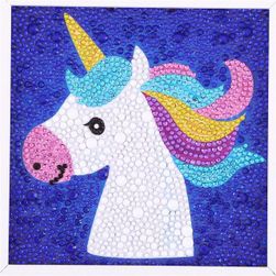 DIY obraz z kamínků Unicorn