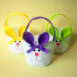3 velikonoční košíčky ve tvaru králíčka