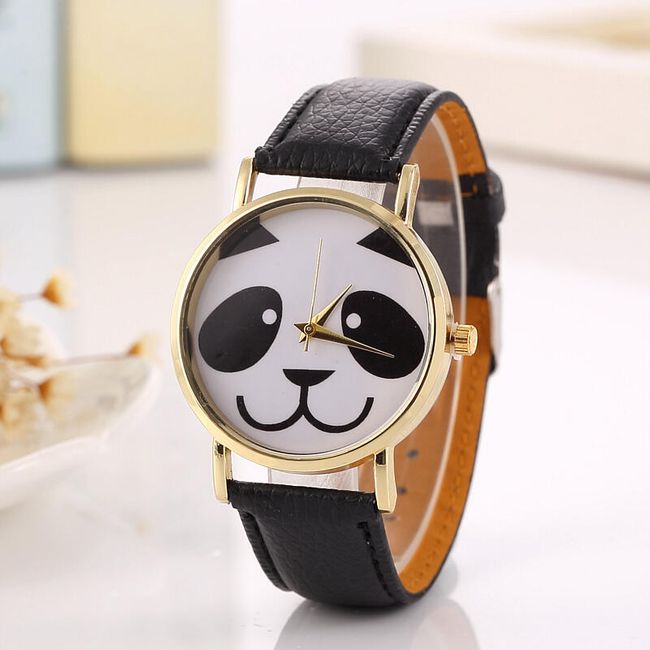 Roztomilé hodinky s obličejem pandy 1