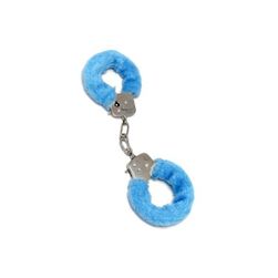 Pluszowe kajdanki w kolorze niebieskim ZO_9968-M6666