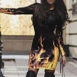 Ženska obleka s plameni - 4 velikosti