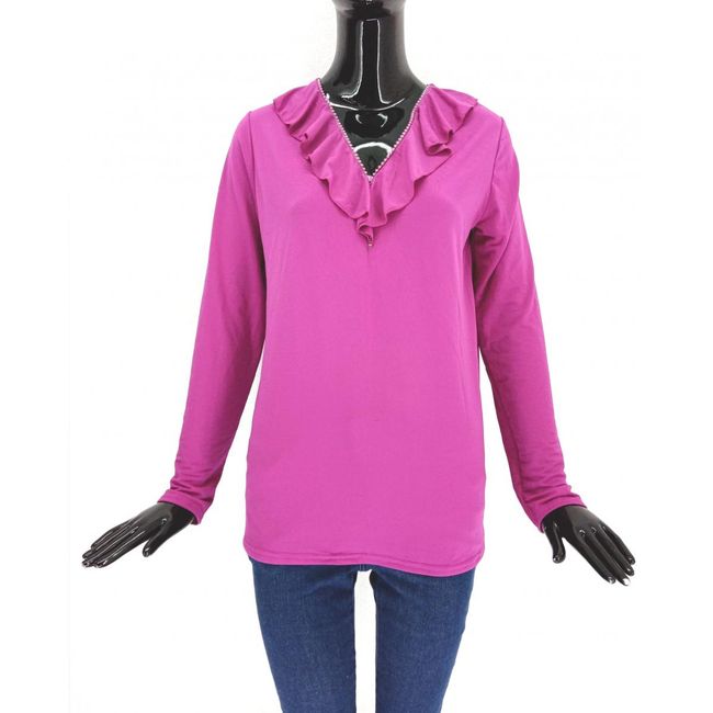 Дамска модерна блуза Romeo pour Juliette Paris, розов цвят, Текстилни размери CONFECTION: ZO_4a3b1b84-2cec-11ed-8867-0cc47a6c9370 1