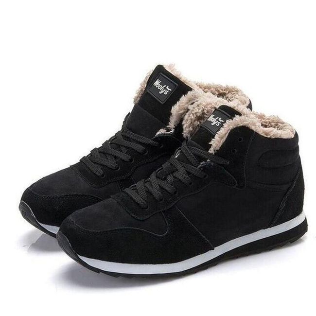 Zimné topánky s kožušinou - Čierne - 37 ZO_ST04592 1