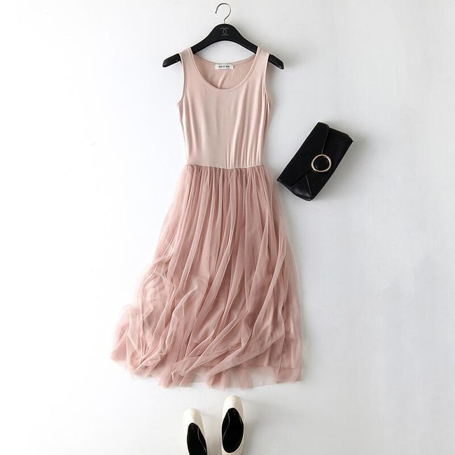 Lehké šaty s tylovou sukní - různé varianty 1