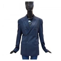Jachetă pentru bărbați - albastru închis - slim, Dimensiuni textile CONFECTION: ZO_4455a3ee-ea85-11ee-993f-52eb4609e0a0