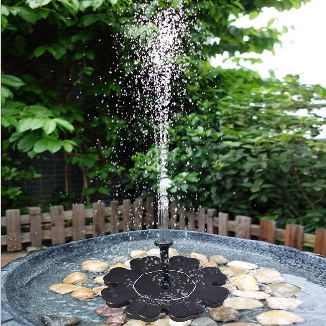 Vrtna fontana na sončno energijo 1