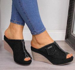 Women´s wedge heel mules Aggy