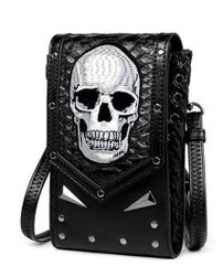 Outdoor skull locomotive bag mobile phone bag EP_YL055