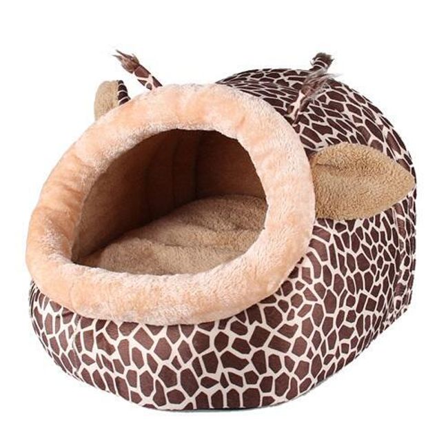 Culcuș pentru câini și pisici sub formă de girafă - 3 dimensiuni 1