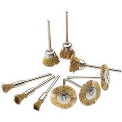 Set of wire brushes for a drill 10E