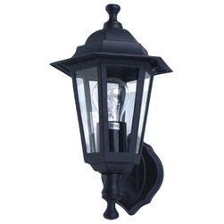 Zewnętrzna lampa ścienna 60 W czarna ZO_35899