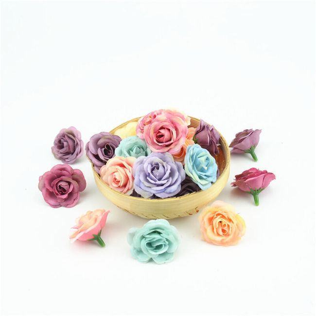 Flori artificiale de trandafir - 10 buc. 1