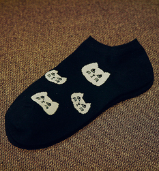 Dámske členkové ponožky s roztomilými motívmi