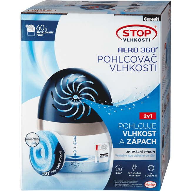 Naprava za ustavljanje vlage aero 360°, 450 g ZO_98-1E4035 1