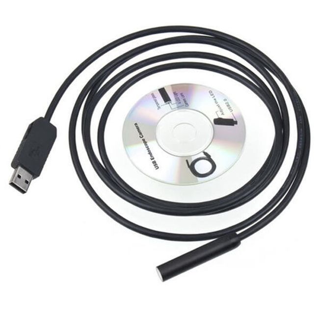 Endoscop USB impermeabil (cameră) - lungime cablu de 2 m 1