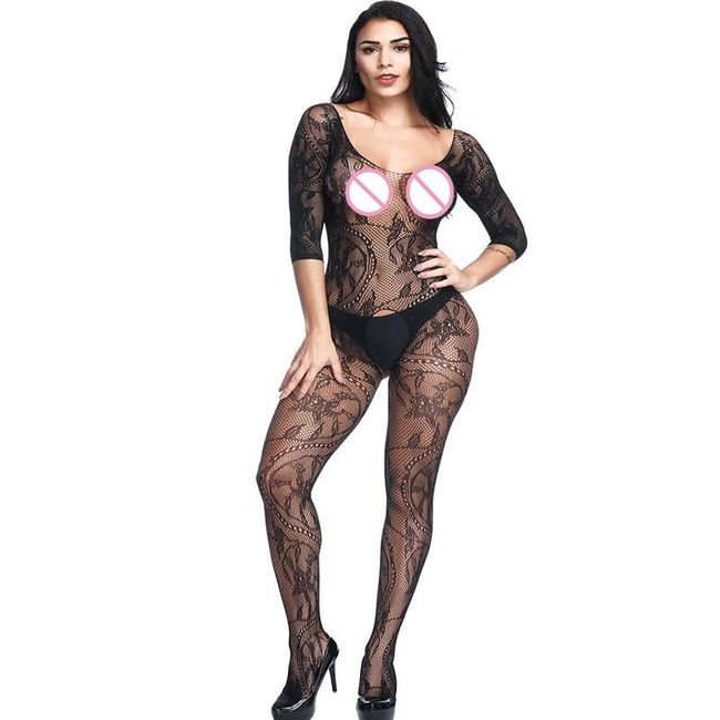 Women's fishnet jumpsuit DSK58 1