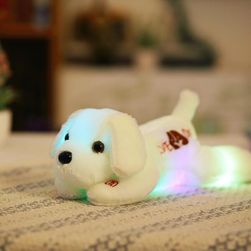 Plüss LED kutya  35 cm - 4 szín
