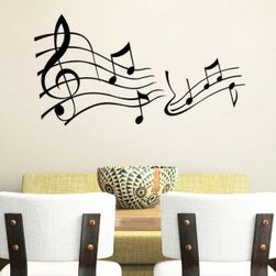 Autocolant pentru perete - note muzicale