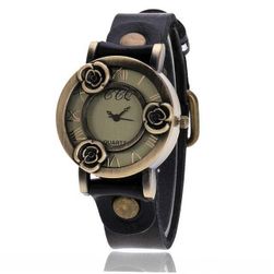 Vintage hodinky s růžemi - 8 barev