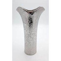 Keramická váza, stříbrná ZO_98-1E7890