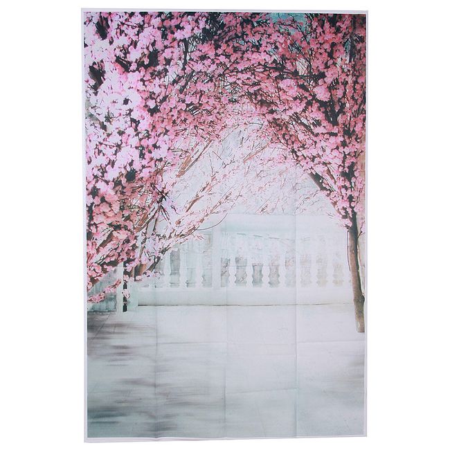 Fotografické pozadí - třešňové květy - 1 x 1,5 m  1