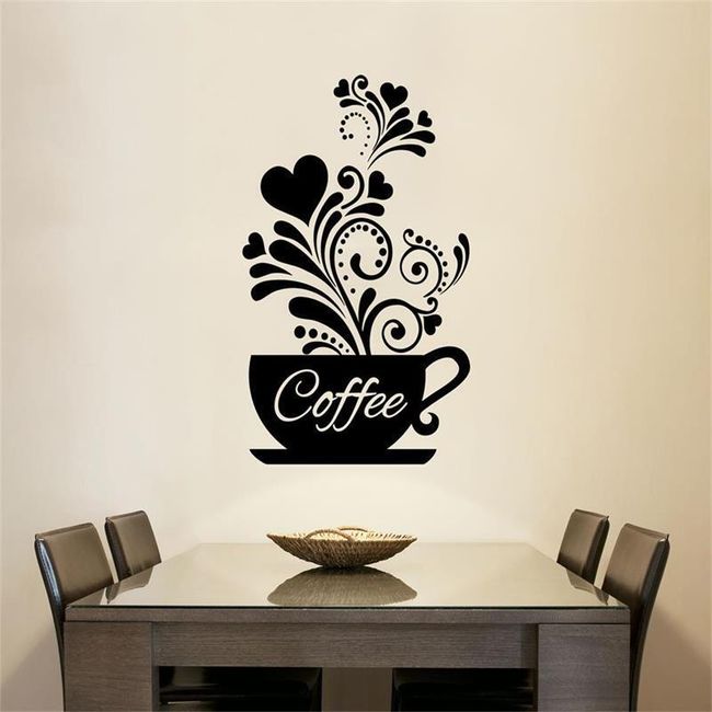 Samolepka na stenu Coffee 1