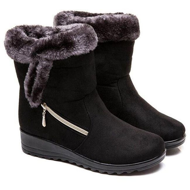 Дамски зимни ботуши Ali Black - размер 5, Размери на обувките: ZO_232455-35 1