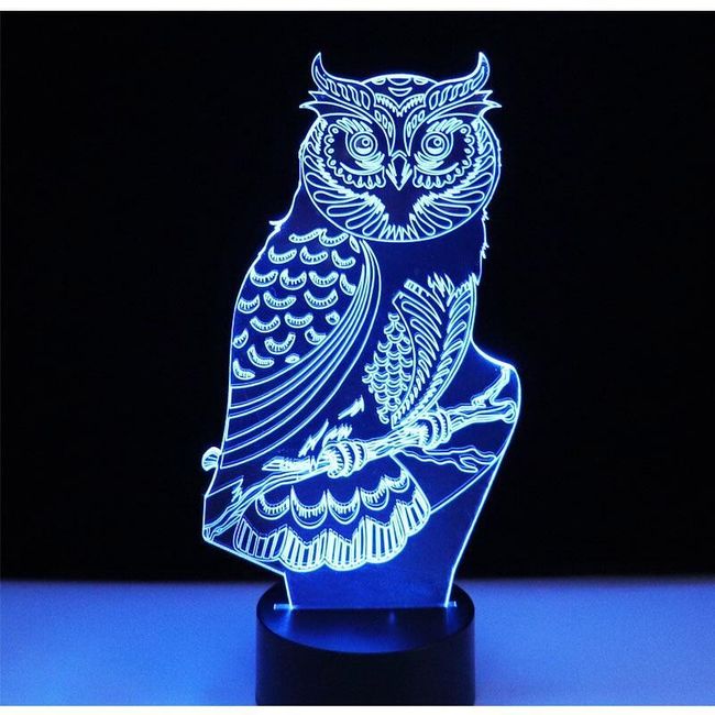 LED světlo - sova 1