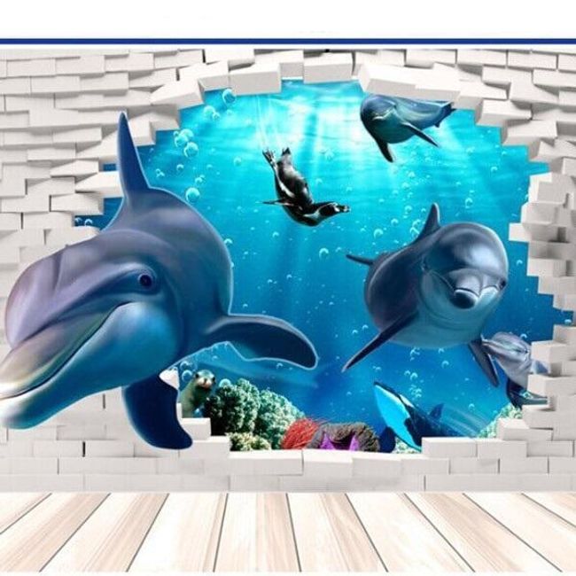 Autocoland 3D pentru perete - Delfini 1