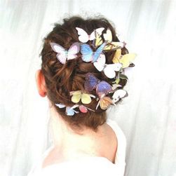 Pillangók a hajhoz - 10 darab