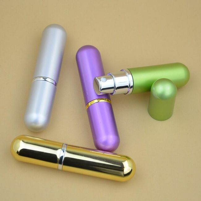 Miniaturowy flakonik na perfumy z atomizerem - 10 kolorów 1
