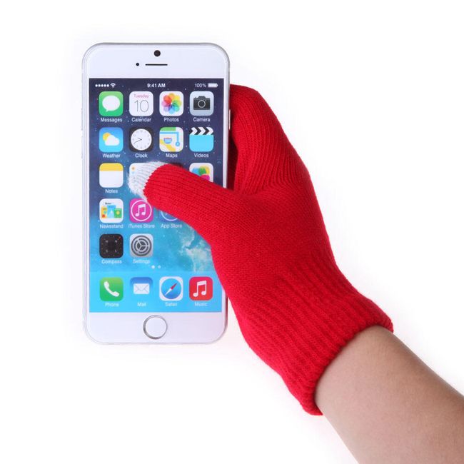 Unisex zimske rokavice za upravljanje telefona na dotik - 6 barv 1