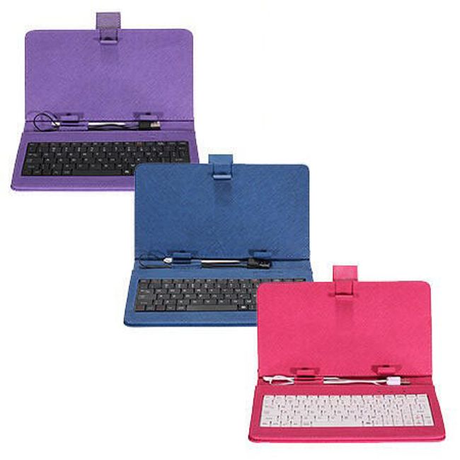 Husă pentru tabletă cu tastatură USB pentru tablete de 7 