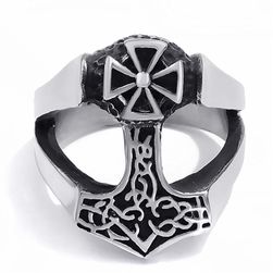 Pánský prsten ve vikingském stylu