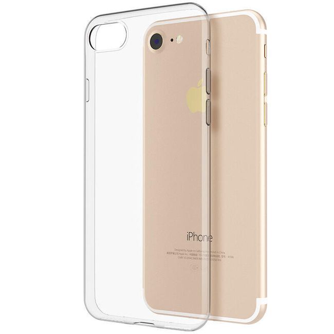 Carcasă din silicon ultra-subțire pentru iPhone seria 5, 6, 7 1