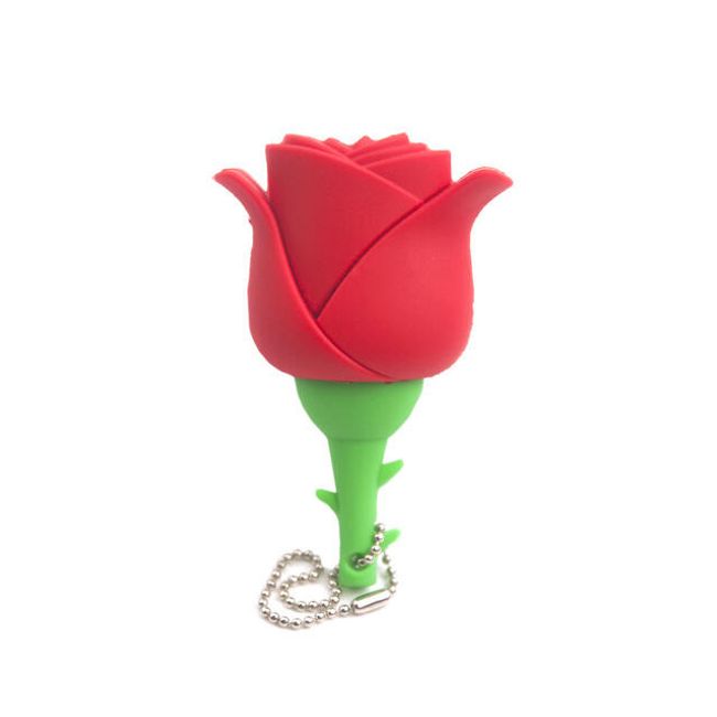 USB flash disk v podobě růže - 5 barev 1
