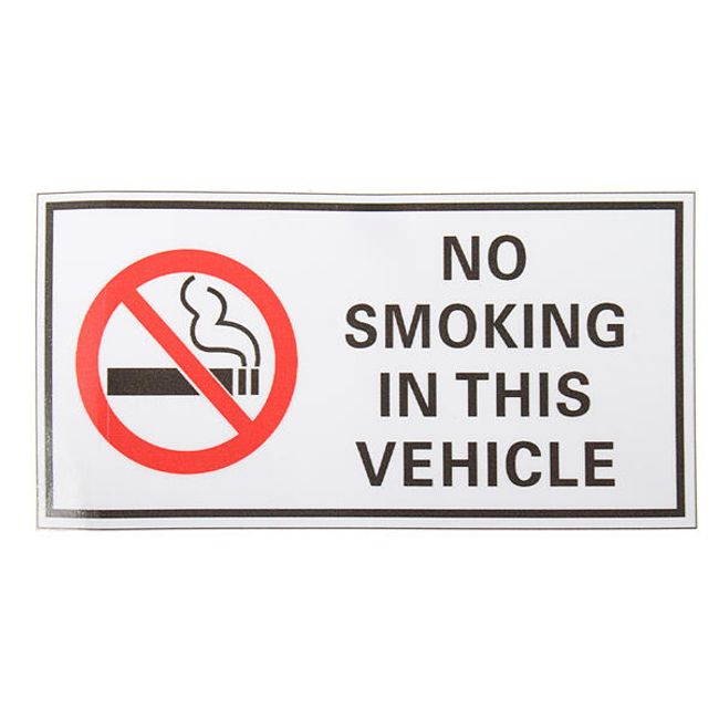 Autosamolepka zákaz kouření ve vozidle 1