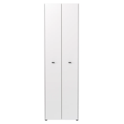 Bílá/přírodní šatní skříň 59x198 cm Lucena – ZO_247150