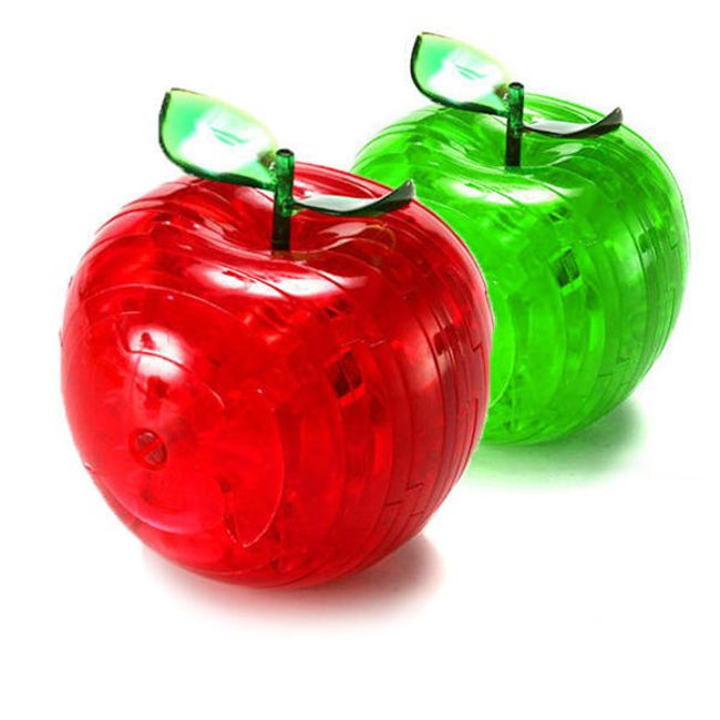 3D puzzle ve tvaru jablíčka - 2 barvy 1
