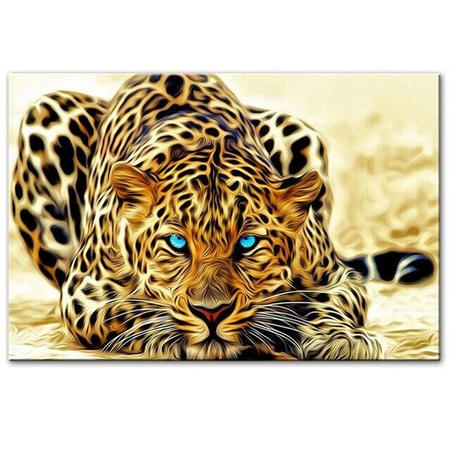Painting on canvas without frame - cheetah WB5 1