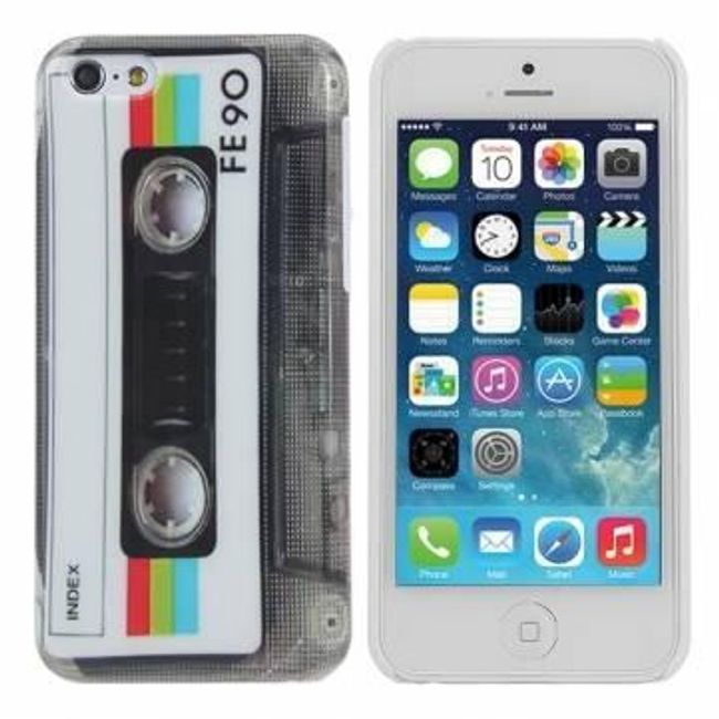 Kryt na iPhone 5C - retro kazeta 1